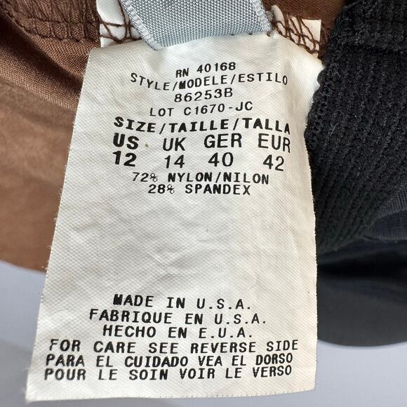 Magic Suit Women's Brown Tankini Swim Bathing Suit Set Brown Sz 12 - Picture 9 of 13